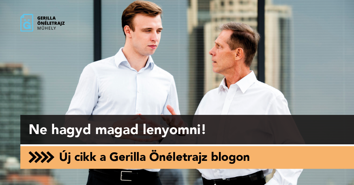 Ne hagyd magad lenyomni!