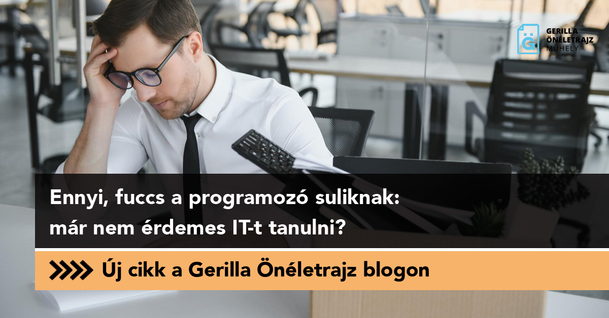 Ennyi, fuccs a programozó suliknak: már nem érdemes IT-t tanulni?